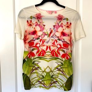 Ted Baker Renella Floral Tropics Graphic Tee